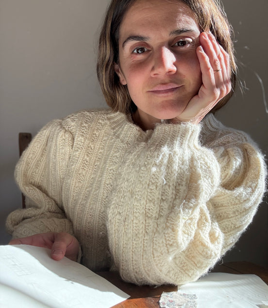 Tordilla Cardigan Crudo
