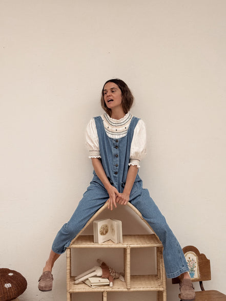 Gardenia Blouse (azul)