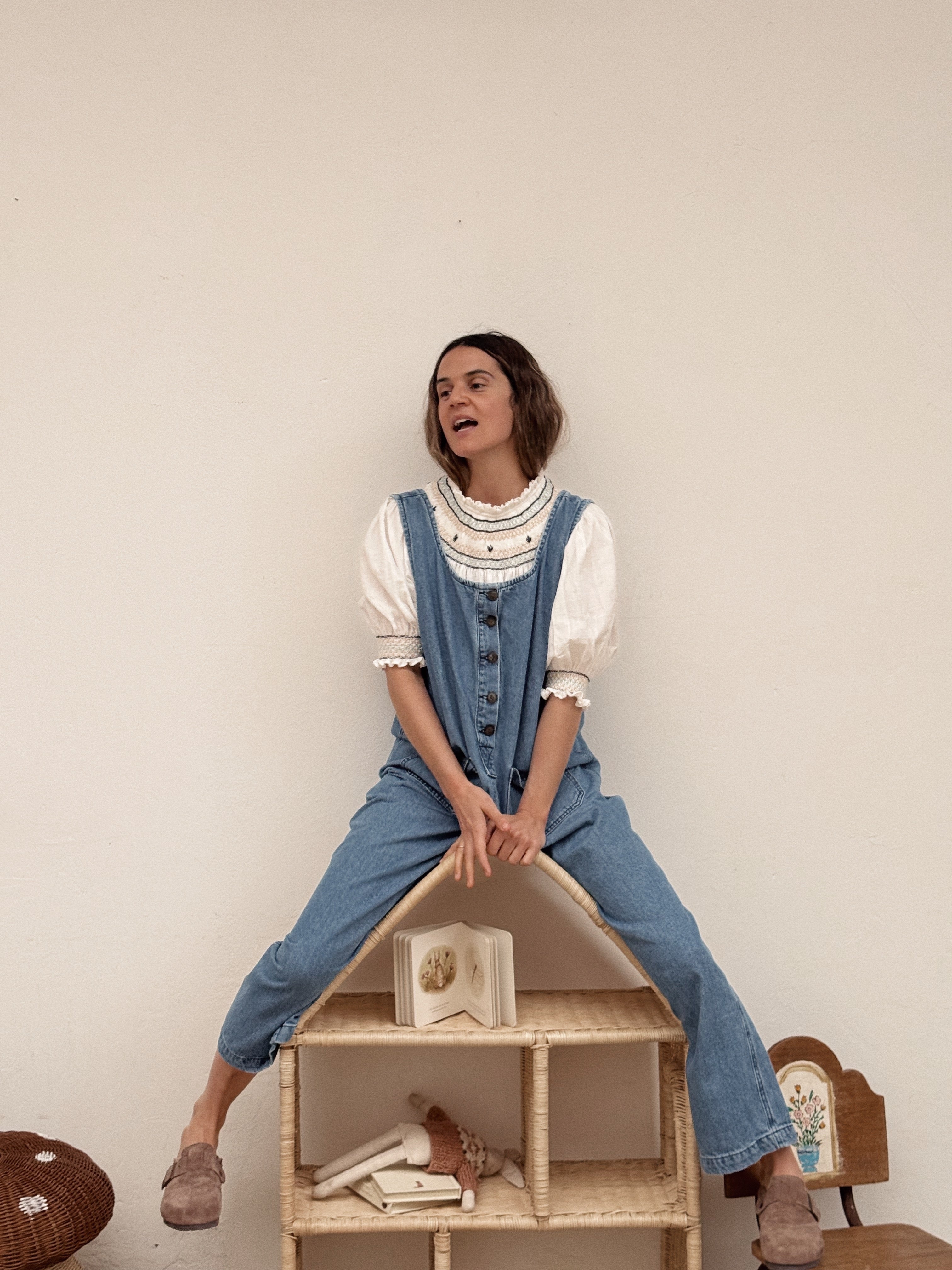 Gardenia Blouse (azul)
