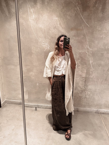 Puna Poncho crudo