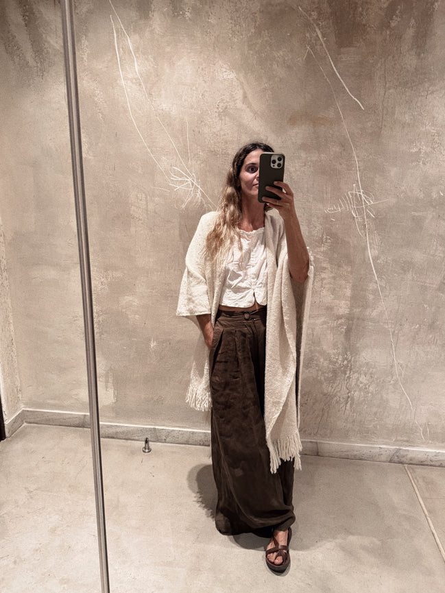 Puna Poncho crudo