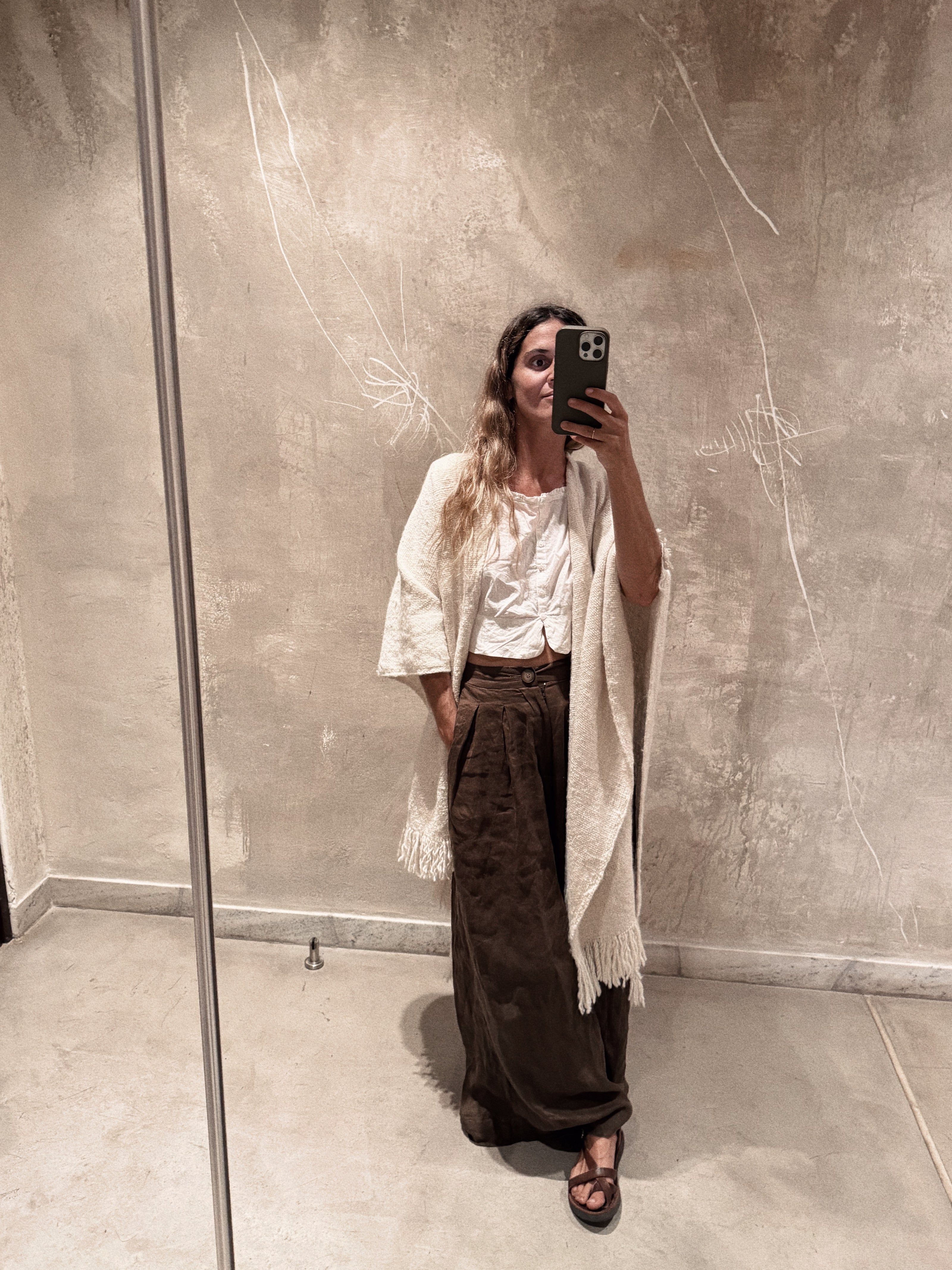 Puna Poncho crudo
