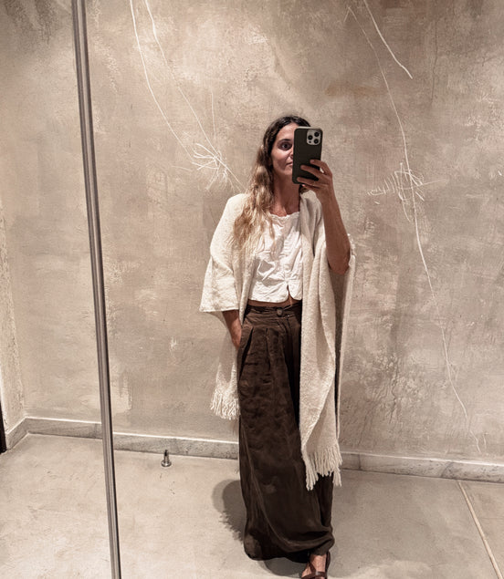 Puna Poncho crudo