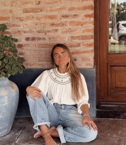 Gardenia Blouse (azul)