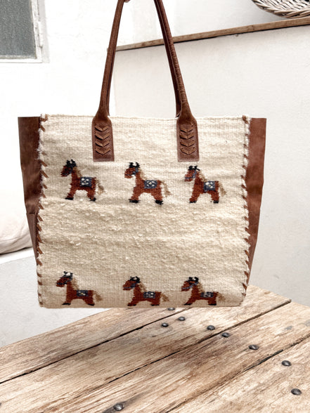 Folk horse bag
