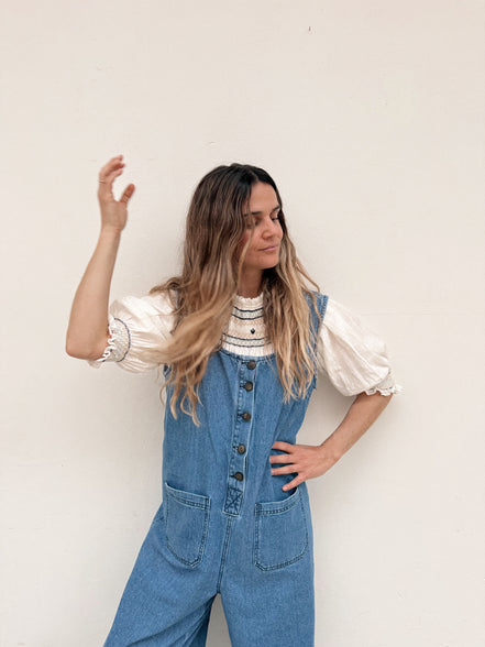 Gardenia Blouse (azul)