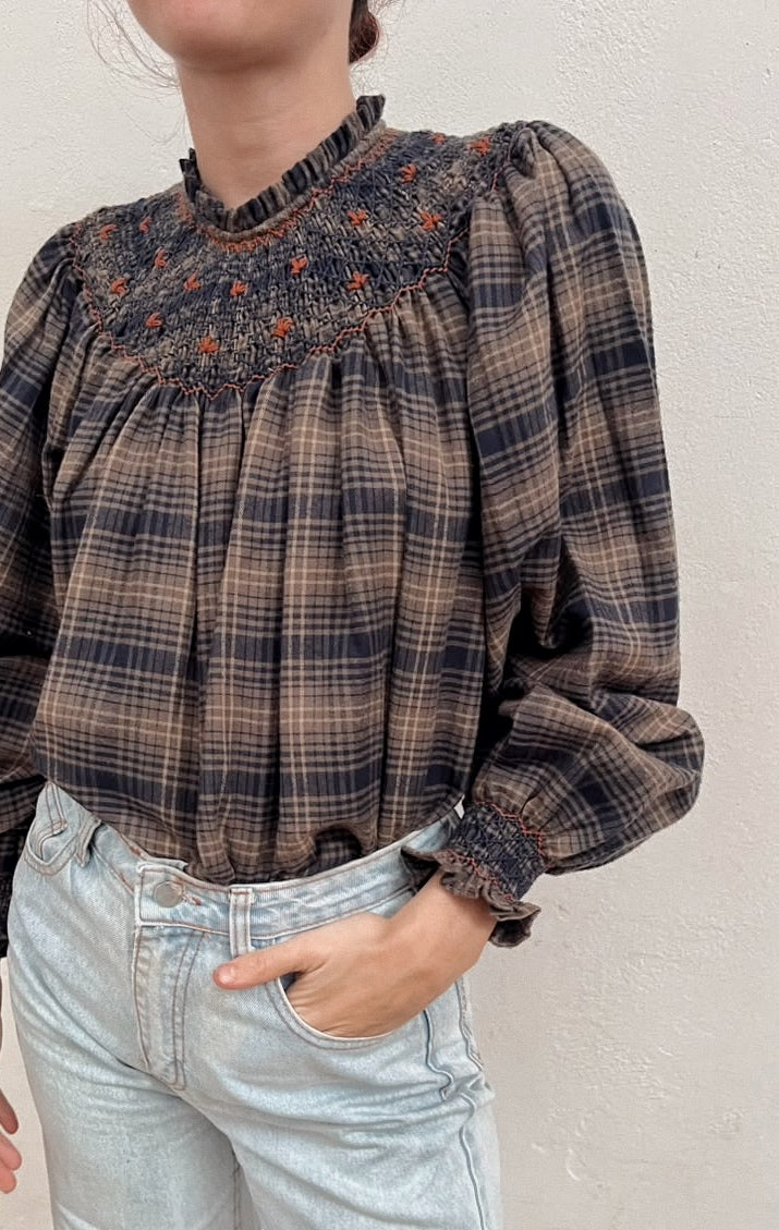 PREORDER Charlotte Blouse ( Punto smock)
