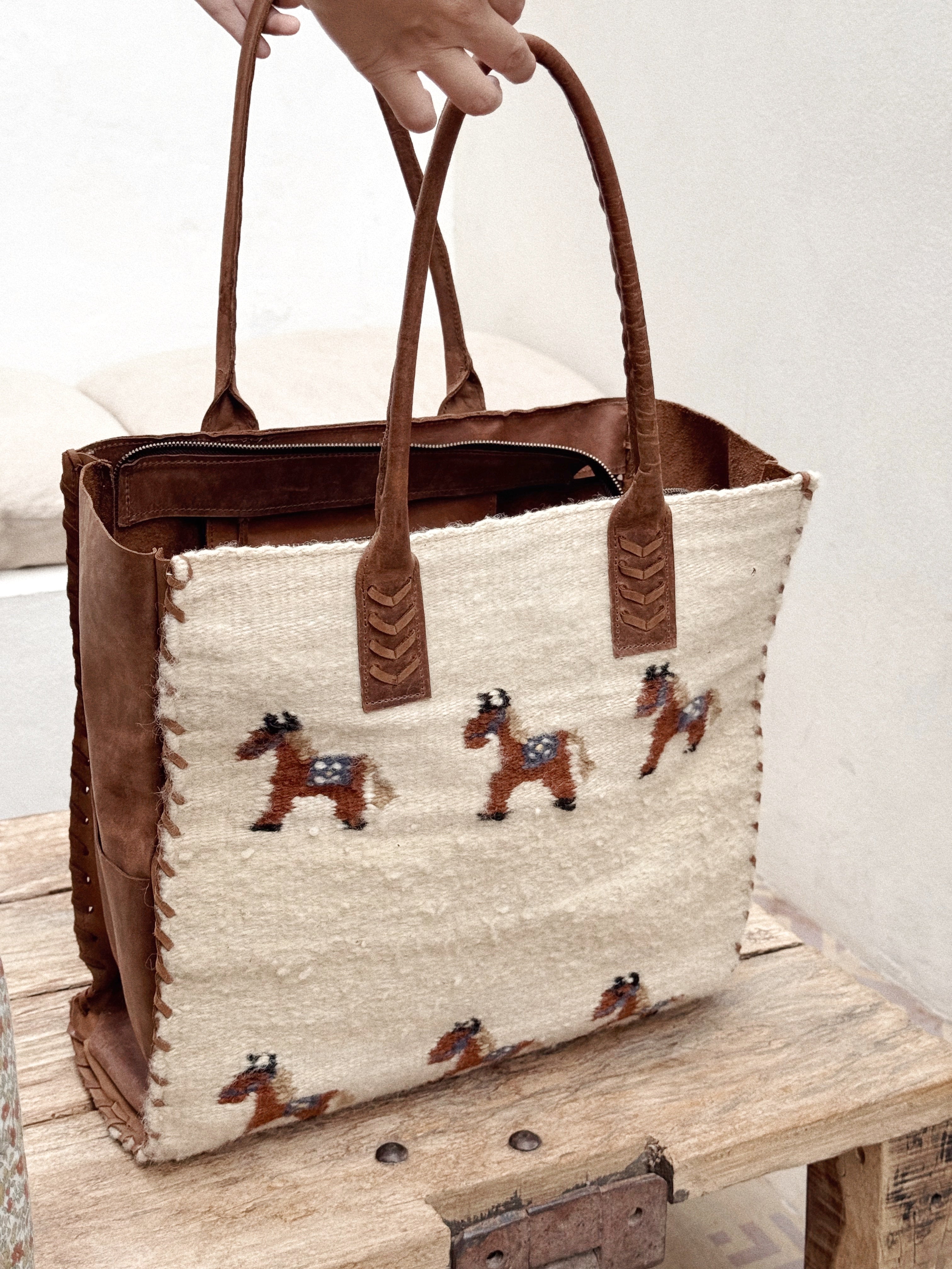 Folk horse bag