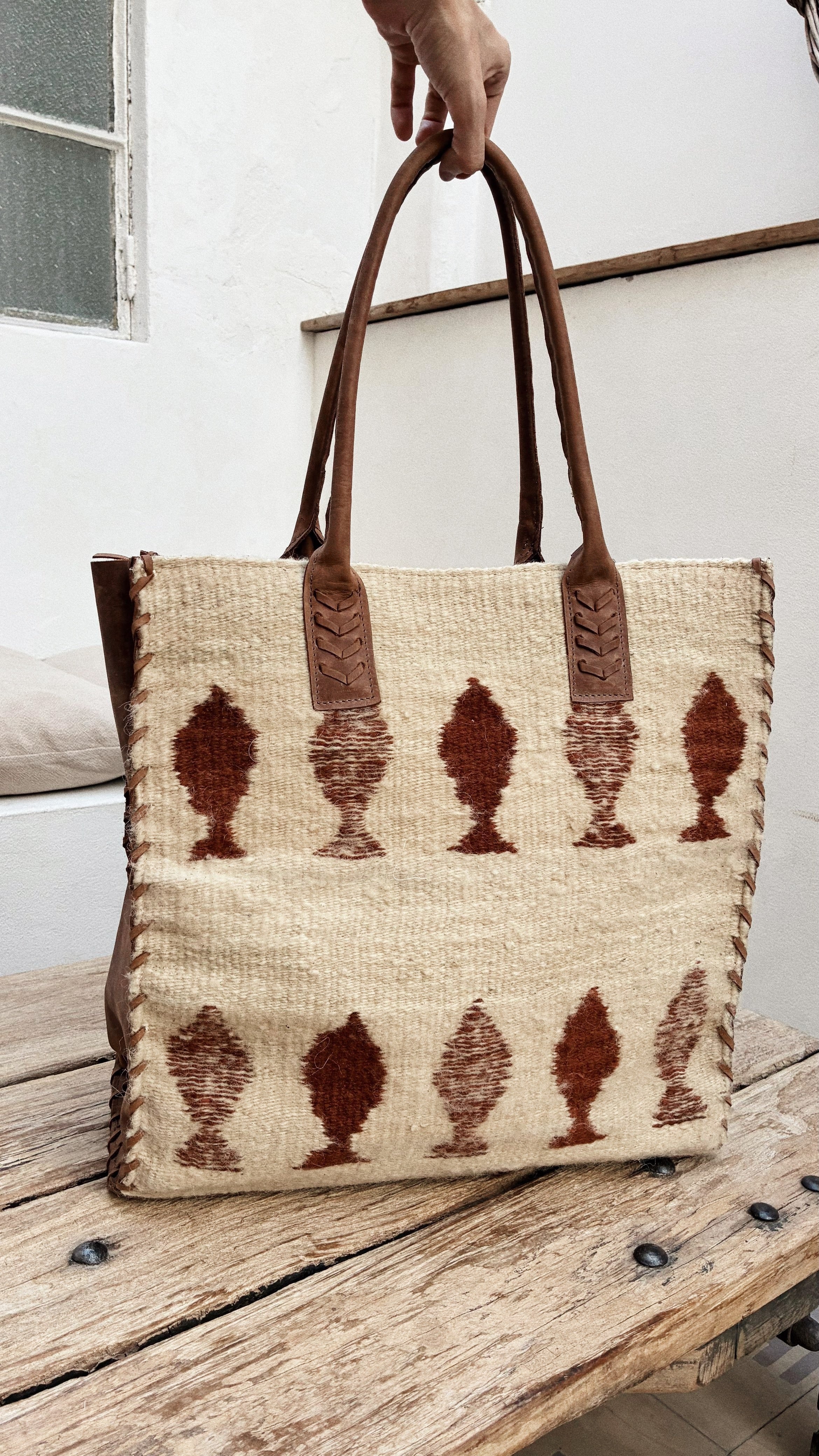 Folk fish bag
