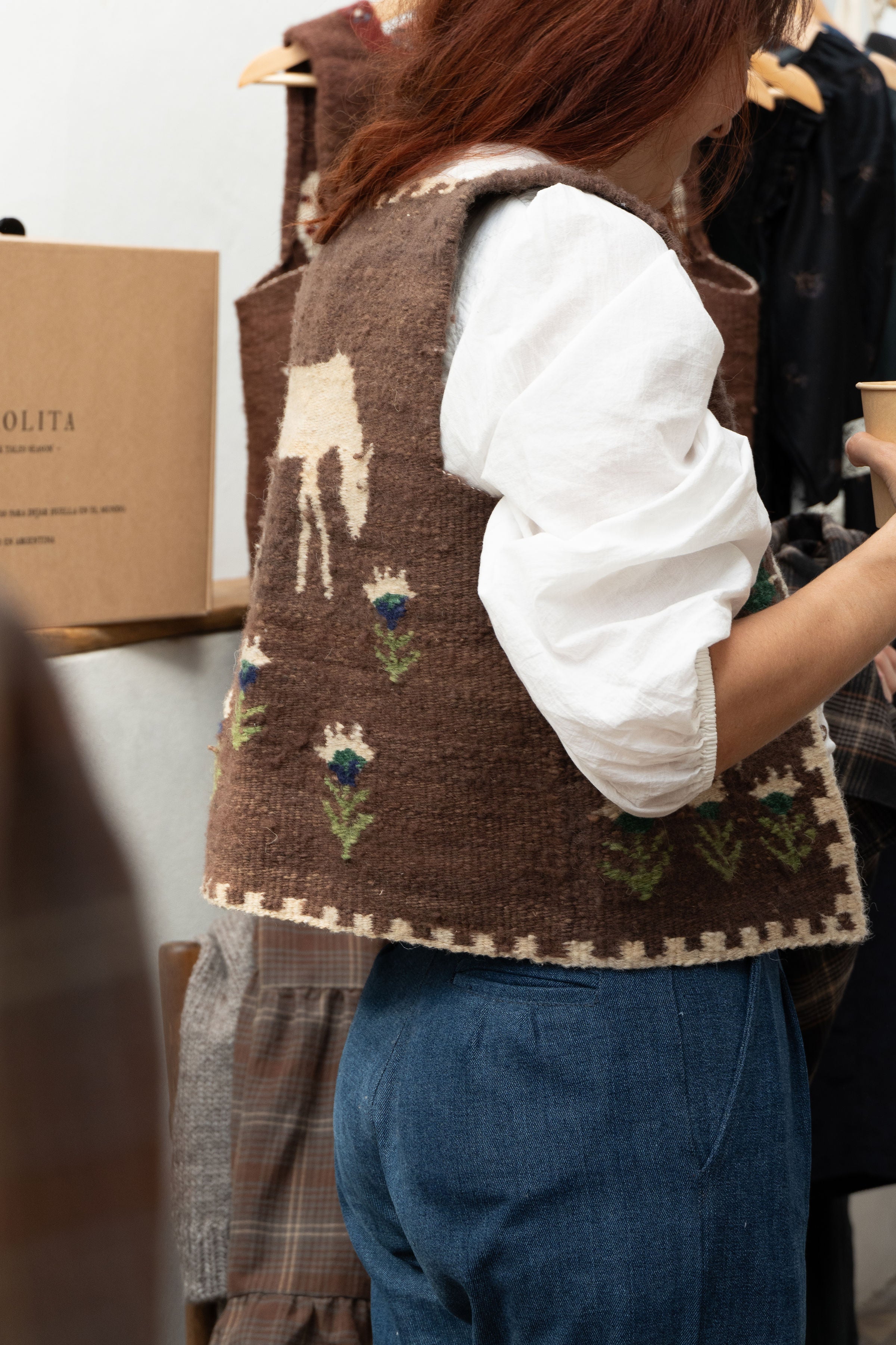Horse folk vest