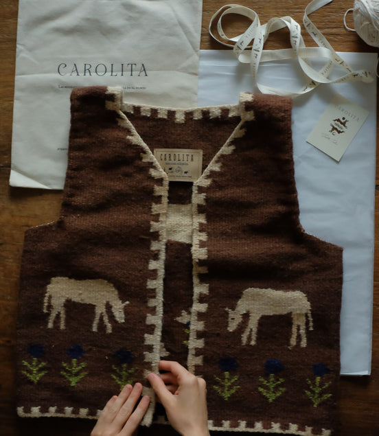 Horse folk vest