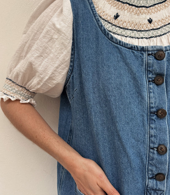 Gardenia Blouse (azul)
