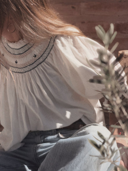 Gardenia Blouse (azul)