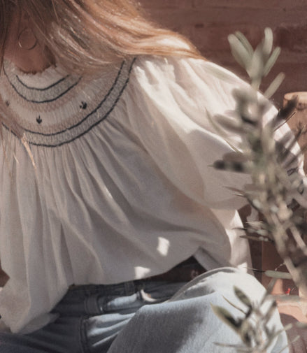 Gardenia Blouse (azul)