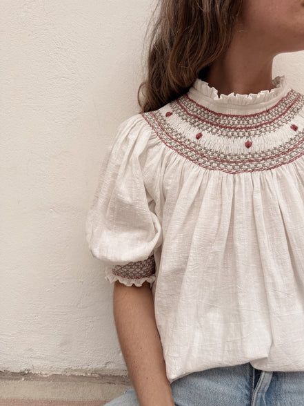 Gardenia Blouse ( rojo)
