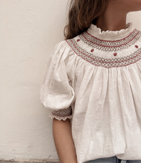 Gardenia Blouse ( rojo)