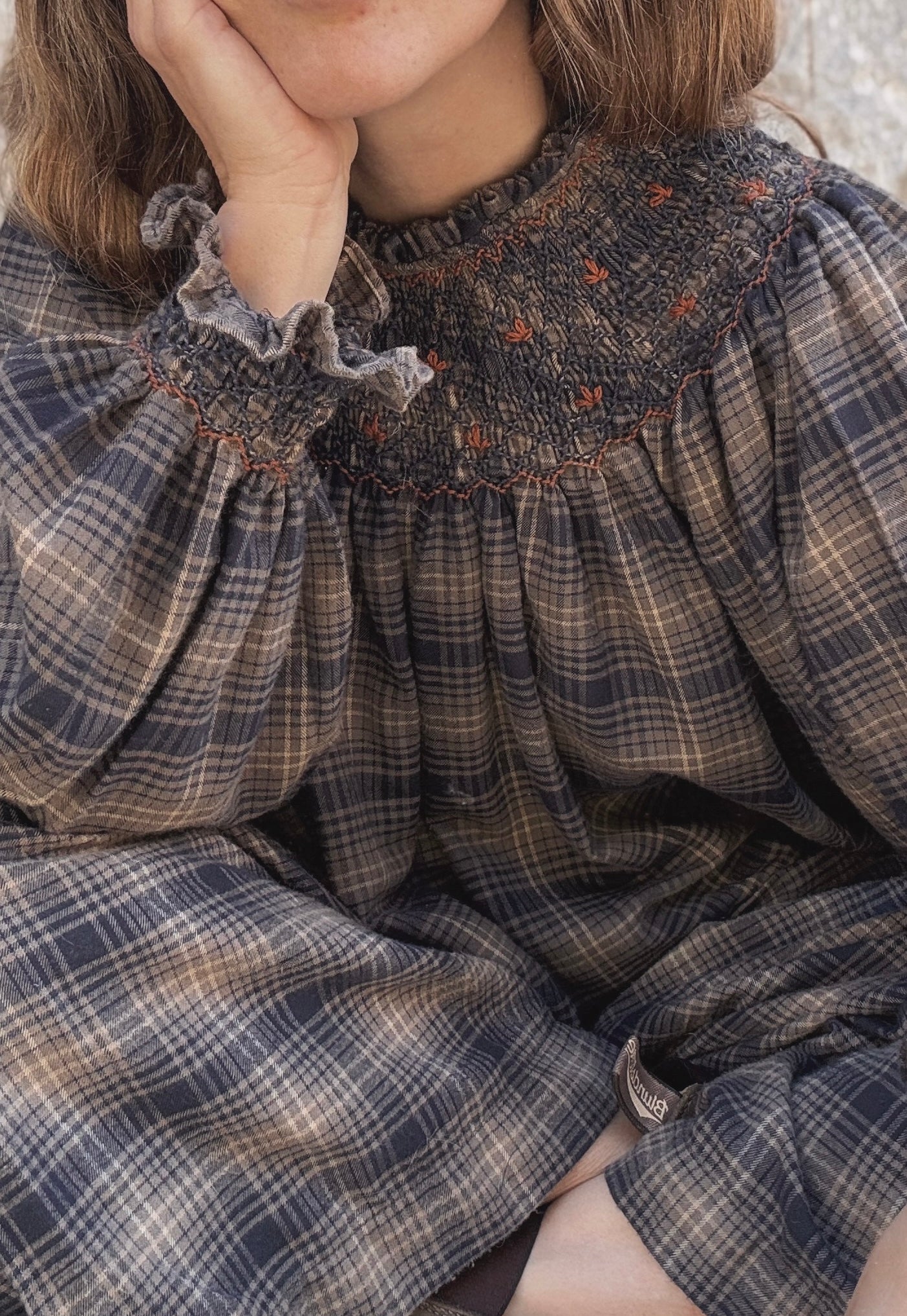 PREORDER Charlotte Blouse ( Punto smock)