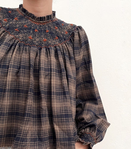 PREORDER Charlotte Blouse ( Punto smock)