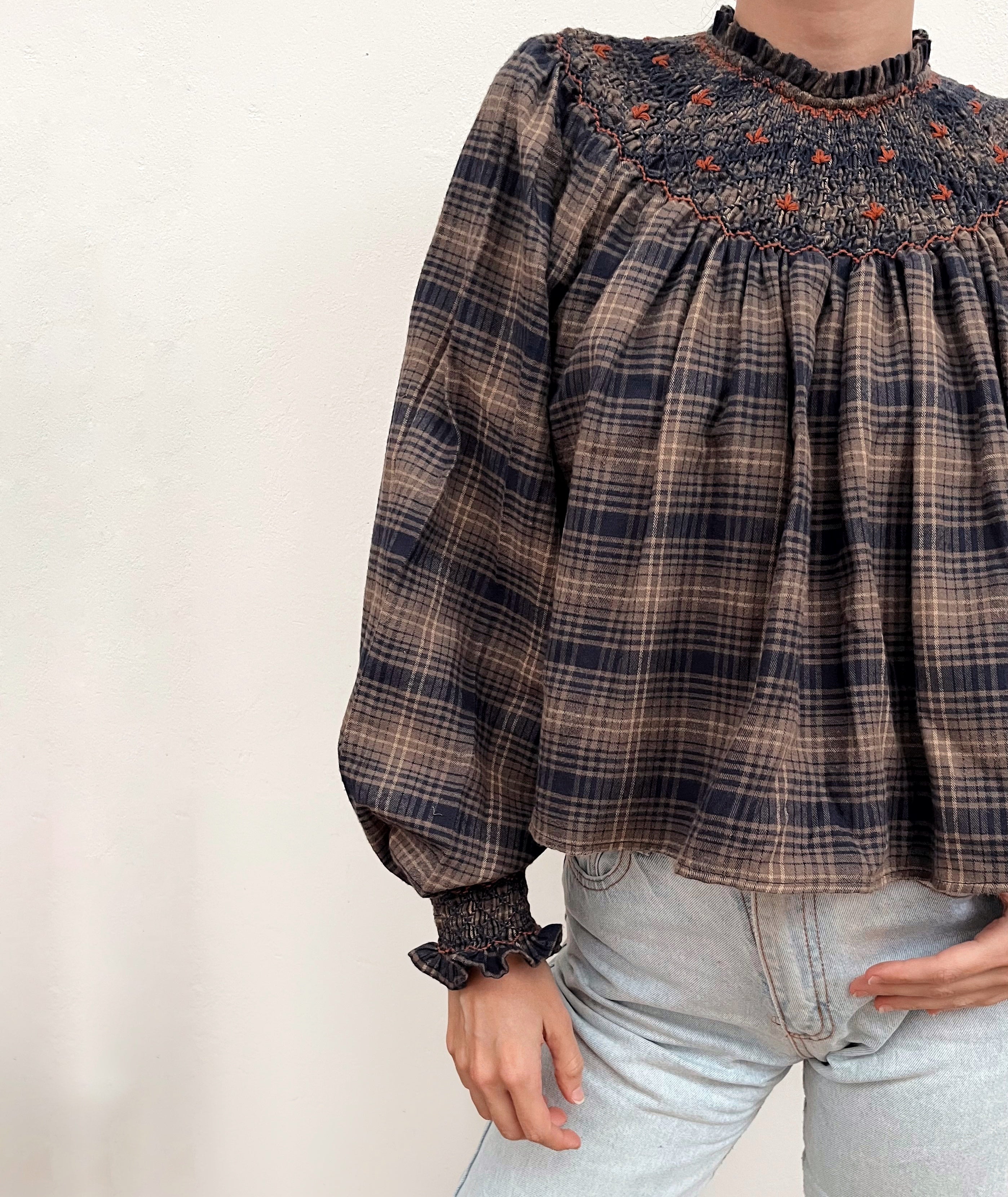 PREORDER Charlotte Blouse ( Punto smock)