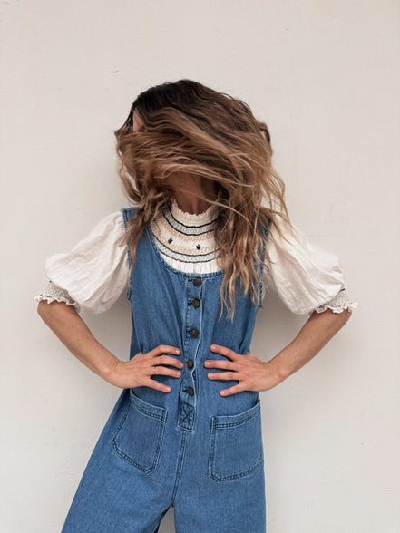 Gardenia Blouse (azul)