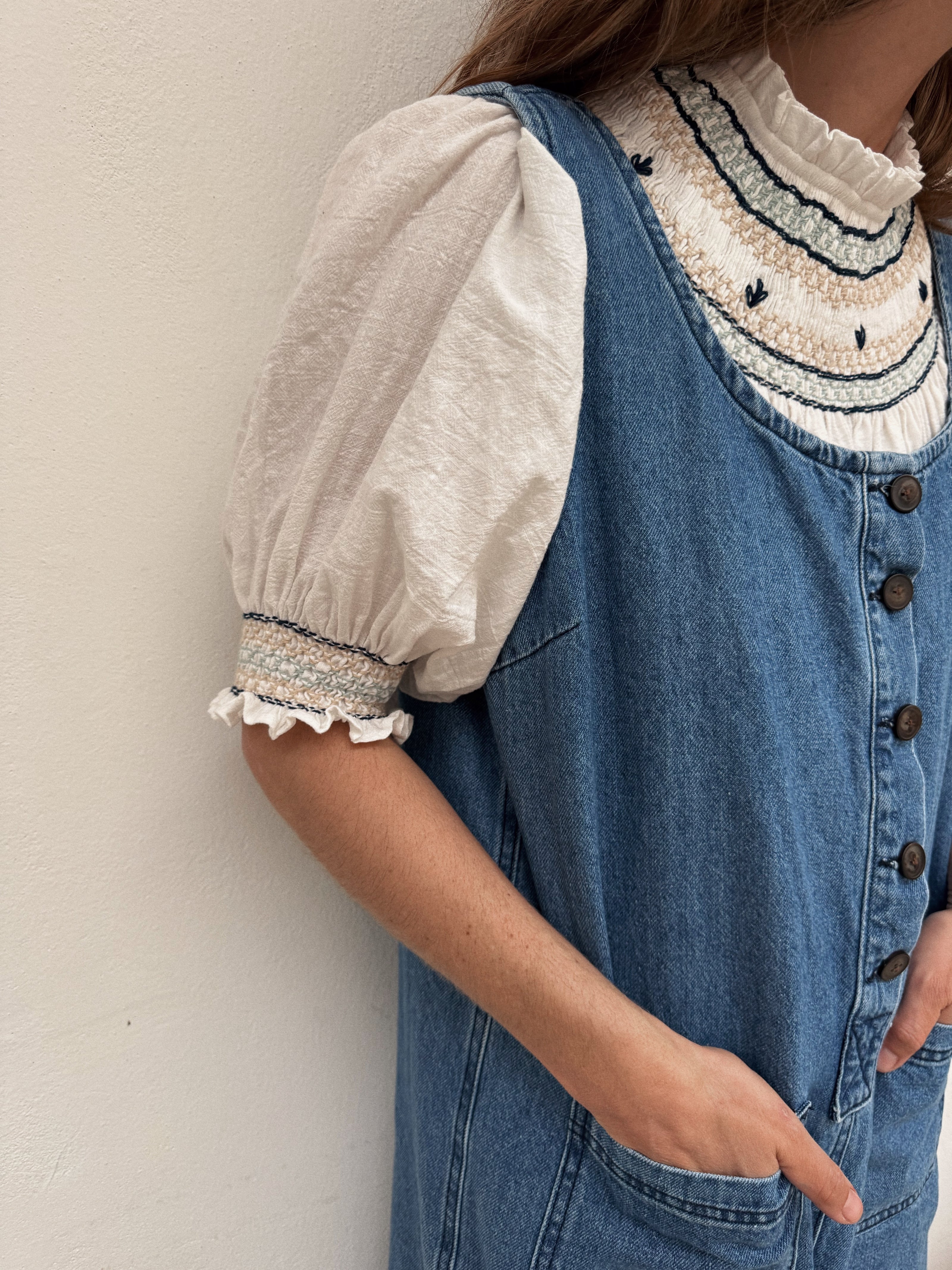 Gardenia Blouse (azul)