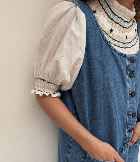 Gardenia Blouse (azul)