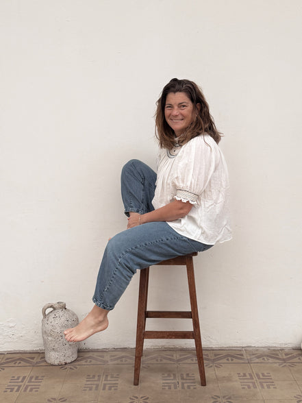 Gardenia Blouse (azul)