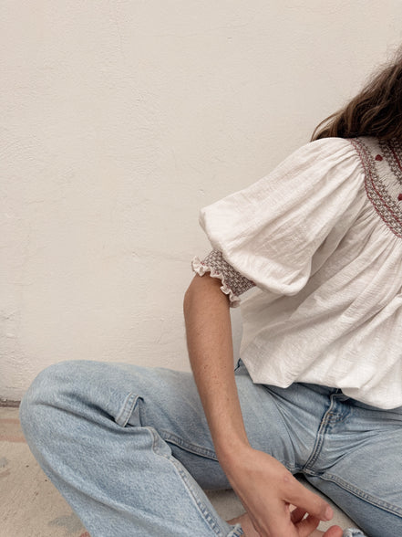 Gardenia Blouse ( rojo)