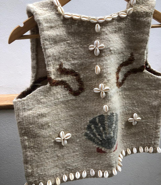 Folk Shell Vest (Verde Agua)